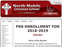 Tablet Screenshot of northmobilechristian.org